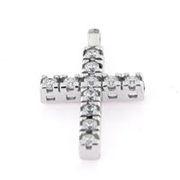 Pendente Forever Gioielli Donna Croce in Oro Zircone FGCI00075 - FGCI00075